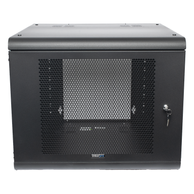 Gabinete de Pared / 9U / 635mm Profundidad / 19 in Rack / Acero Reforzado / 2.08 ft Profundidad