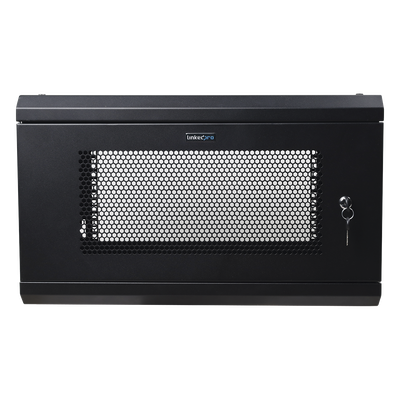 Gabinete de Pared / 6U / 19» / 455 mm Profundidad / 80 kg Carga / Acero Reforzado / 1.49 ft Alto