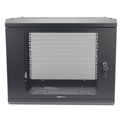 Gabinete de Pared 9U / 19» / 455 mm (17.9») Profundidad / Acero Reforzado / Carga 80 kg