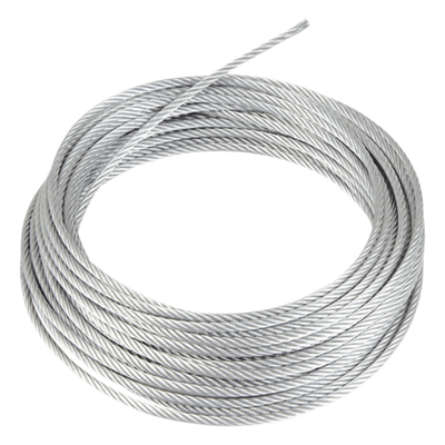 Retenida de Acero Galvanizado / 1/8″ / 7 Hilos Trenzados / Carga 600 kg / 50 m (164 ft)