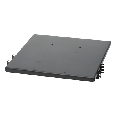 Charola para Rack 19 pulgadas / 1 UR / Profundidad 635 mm (2,083.3 ft) / Carga 113.4 kg (250 lb) / Doble Fijación 2 Postes / Acero Negro