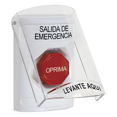 Botón de Emergencia / Cubierta de Policarbonato / Restablecimiento con Llave / LED Opcional / UL/cUL/ADA / -40 a 121°C (-40 a 249.8°F)