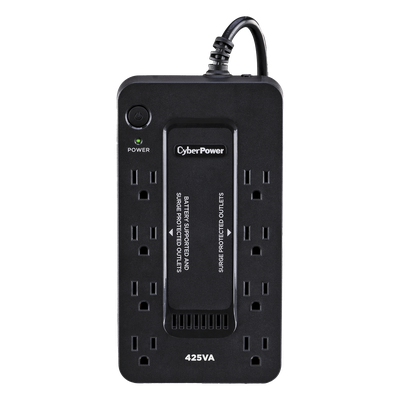 UPS de Reserva / 425 VA / 255 W / 8 Tomas NEMA 5-15R / 4 Salidas con Batería / Topología Standby / USB / 120 Vca
