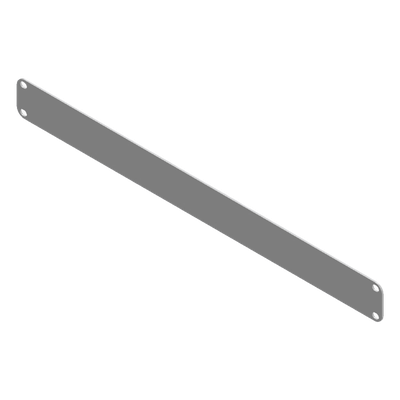 Tapa Ciega para Rack / 1U / 19 Pulgadas / Acero Calibre 14 / Pintura Electrostática Blanca / 483 x 44 mm (19 x 1.73 in)