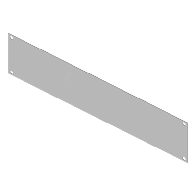 Panel Ciego para Rack 19 in / 2U / Acero Calibre 14 / 483 mm x 88 mm (19.02 in x 3.46 in) / Pintura Electrostática Blanca / Componente Pasivo