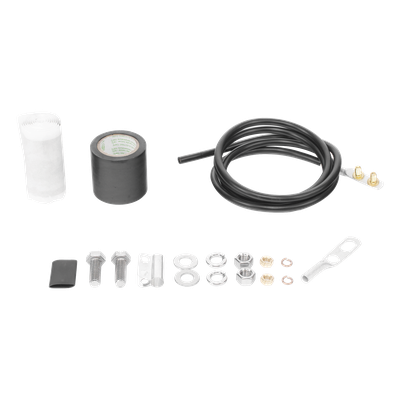 Kit de Aterrizaje para Torre / Cable 3/8″ / AWG 6 / Anclaje Completo / Resistente a Intemperie