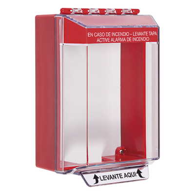 Cubierta de Montaje Superficial / Policarbonato UV / 6.17″ x 4.58″ x 1.83″ / ADA / -40°C a 121°C / Texto Incendio Español
