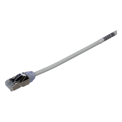 Patch Cord Cat6A / 28 AWG / S/FTP Blindado / CM/LS0H / 15 m (49.21 ft) / Gris