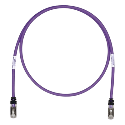 Patch Cord Cat6A / Blindado S/FTP / 26 AWG / 3.05 m (10 pies) / CM/LS0H / Violeta