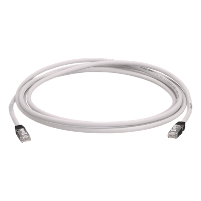Patch Cord Cat6A / Blindado S/FTP / CM/LS0H / 2.5 Metros (8.20 Pies) / Color Gris