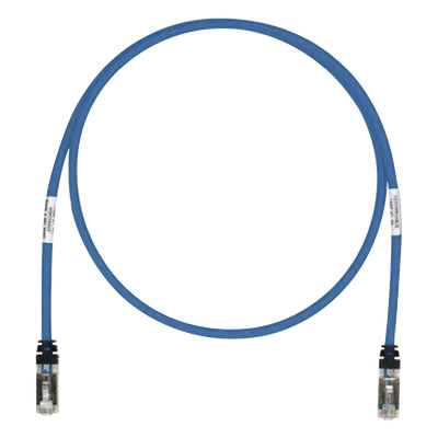 Patch Cord Cat6A / Blindado S/FTP / 30 ft (9.14 m) / CM/LS0H / Azul