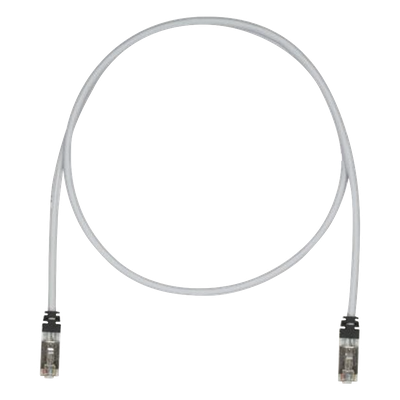 Patch Cord / Cat6A / S/FTP Blindado / 26 AWG / 3 m (9.84 ft) / CM/LSZH / PoE++ / Gris