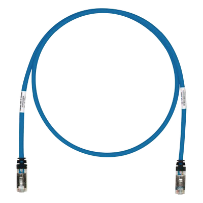 Patch Cord Cat6A / S/FTP Blindado / 500 MHz / 26 AWG / CM/LS0H / 1.52 m (5 pies) / Azul
