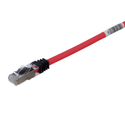 Patch Cord Cat6A / Blindado S/FTP / CM/LSZH / 2.74 m (9 pies) / 26 AWG / Rojo