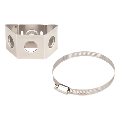 Adaptador de Sujetadores de Presión / Acero Inoxidable / Tubo 1 a 2 (25.4 a 50.8 mm) / Agujero Pasante 3/4′ / Paquete 10 Piezas