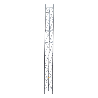 Tramo de Torre Arriostrada / 3 m (9.8 ft) x 30 cm / Galvanizado por Inmersión / Resistencia Viento 200 km/h / Carga 200 kg / Acero A-36 / Zonas Húmedas