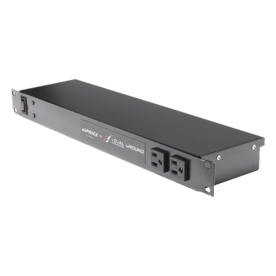 Supresor de Picos para Rack / 10 Contactos NEMA 5-15R / Protección Clase A 40 kA / Filtro EMI/RFI -70 dB / Montaje 19″ 1U