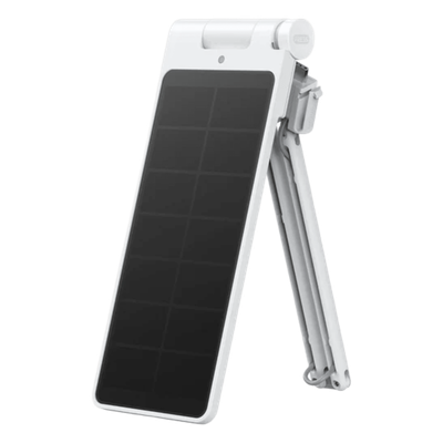 Panel Solar para Automatización / 5V 0.3A / Ajuste 180° / ABS UV-Resistente / USB-C / -20°C a 60°C / Sensor de Luz Integrado