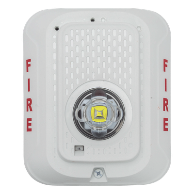 Lámpara Estroboscópica LED para Pared / Sin Bocina / Candela Seleccionable 15-185 cd / Sincronización System Sensor Sync / Compatible SpectrAlert