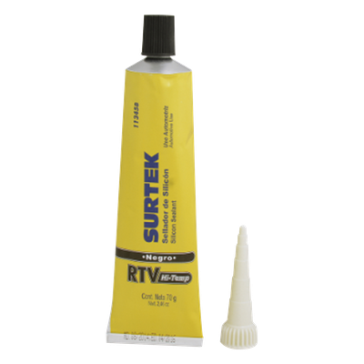 Silicón Industrial / Resistencia 344 °C / Tubo 70 g / Vulcanización a Temperatura Ambiente / Película en 5 min