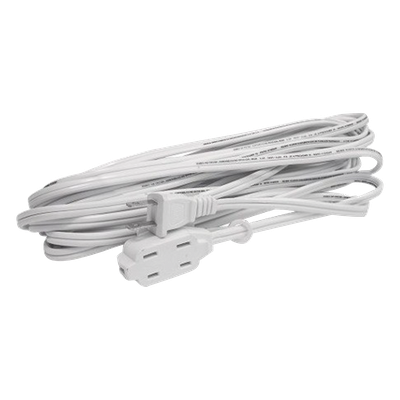 Extensión Eléctrica Doméstica / 3 m (9.8 ft) / 127 V CA / 8 A Máximo / 16 AWG / NEMA 1-15P