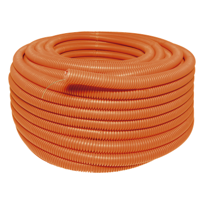Manguera Poliducto Corrugado Flexible / HDPE Alta Densidad / 3/4″ x 50 m (164 ft) / Sin Guía / Resistente a Intemperie