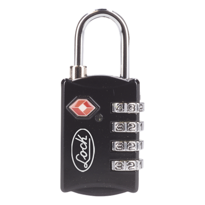 Candado de Combinación TSA / Cuerpo 29 mm / Altura 66.5 mm / Grosor 14 mm / Discos Programables / Nivel de Seguridad 3