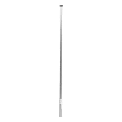Poste de Esquina para Cerca Electrificada / 1.2 m (3.9 ft) / Tubo Galvanizado Calibre 18 / Diámetro 1′ / 5 Aisladores