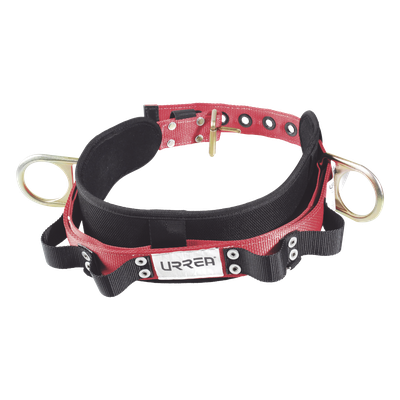 Cinturón de Seguridad para Liniero / Talla 40 / Neopreno de Alta Tensión / Nylon 4″ Acolchonado / 4 Compartimentos / ANSI A10.14 y Z359.1 / Dos Anillos Tipo D