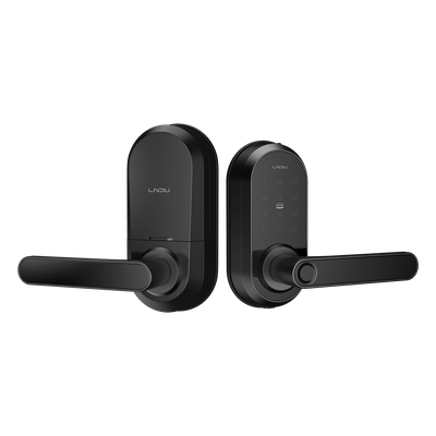 Cerradura Inteligente Wi-Fi / Escáner de Huella Digital / Teclado Táctil / 5 Métodos de Acceso / 8 Baterías AA / Puertas 35-55 mm / Normalmente Abierto 5-3600 s / IP65