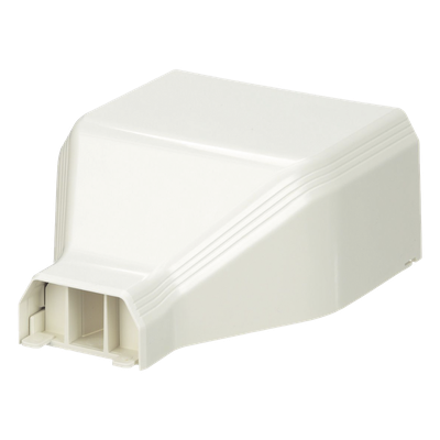 Conexión de Tubería a Canaleta / Salidas 1/2″, 3/4″, 1″ y 1 1/4″ / Material ABS / Radio de Curvatura 1″ / UL94V-0 / 145 x 72.6 x 20 mm