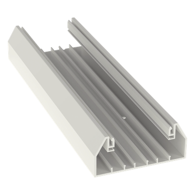 Base para Canaleta / PVC Rígido / 103.3 x 44.9 x 2400 mm / UL94V-0 / TIA/EIA / 600 VAC / 2.4 m (7.87 ft)