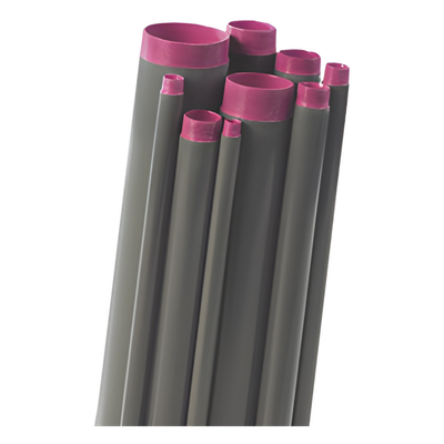 Tubo Conduit Rígido / Aluminio 6063 / Recubrimiento PVC 40 mils / 2″ (50.8 mm) / 3.05 m (10 ft) / Sin Costura