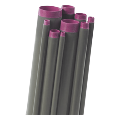 Tubo Conduit Rígido / Aluminio 6063 / Recubrimiento PVC 40 mils / Uretano Púrpura 2 mils / 2 1/2″ (75.06 mm) / 3.05 m (10 ft)