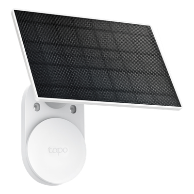 Panel Solar para Cámaras de Seguridad / 2.5 W / 5.2 V / IP65 / Cable 4 m (13.1 ft) / Conexión Tipo-C + Micro USB / Montaje Ajustable