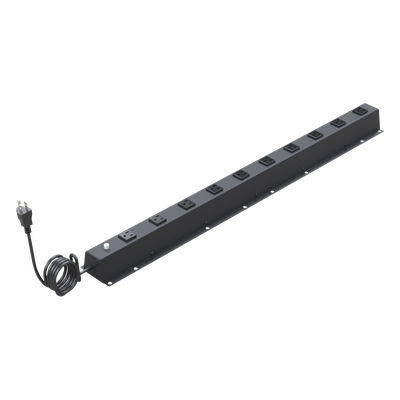 PDU Vertical / 10 Contactos NEMA 5-15R / 120Vca 15A / Racks EIRL y EIQR