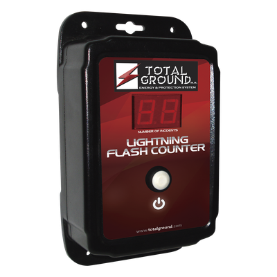 Contador de Descargas Atmosféricas / Detección Electrónica de Impactos / Instalación a 2 m (6.6 ft) / Cumplimiento Normativo UNE 21.186 y NFC 17.102