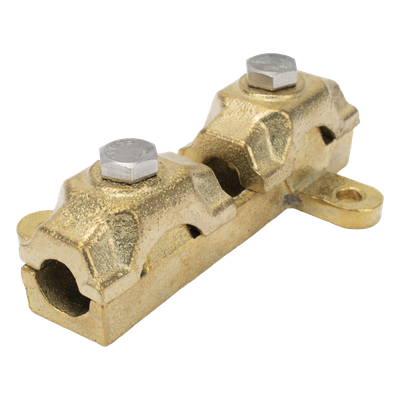 Desconectador de Sistema de Tierra / Bronce / 1/0 AWG a 250 MCM / Conector Mecánico