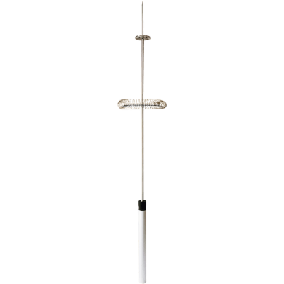 Punta Pararrayo Tipo Dipolo Corona / Ángulo de Protección 72° / 40,000 A / Mástil 120 cm (3.9 ft) / Aluminio Duradero
