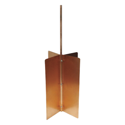 Electrodo de Tierra / Diseño Cruceta Cobre / Fosa 50x50x80 cm / 1.64×1.64×2.62 ft / NOM-001-SEDE-2012 / EIA/TIA J-STD-607-A