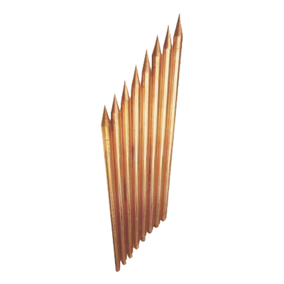 Varilla de Puesta a Tierra / Acero AISI 1018 / Recubrimiento de Cobre Electrolítico / Diámetro 3/4″ / Longitud 3 m (9.8 ft)