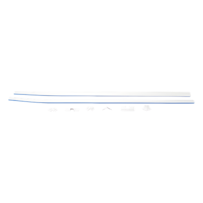 Kit de Canaleta 90° / División Integrada / PVC Rígido y ABS / Cinta Adhesiva Incluida / -20°C a +75°C / 3,344 mm²