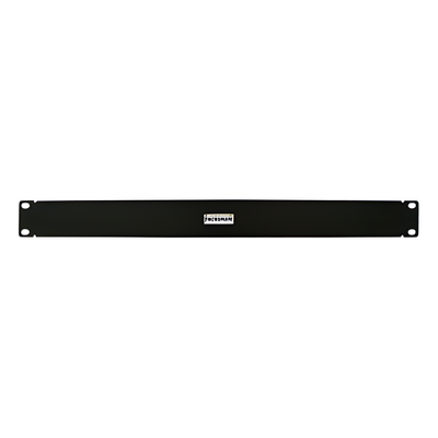 Panel ciego para rack / 1UR / 19in / Acero calibre 18 / Acabado negro semi-mate