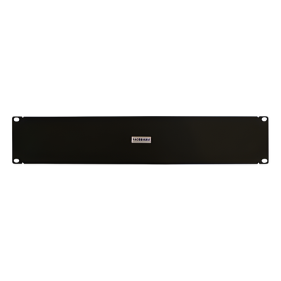 Panel ciego para rack / 19in / 2UR / Acero calibre 18 / 1.21 mm / 0.544 kg / 3.5 x 19 in
