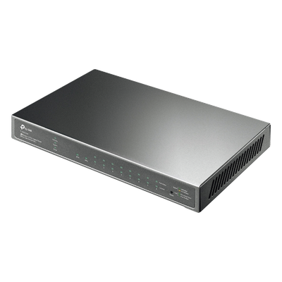 Switch PoE Administrable / 8 Puertos Gigabit PoE+ / 2 Puertos SFP / 61W PoE Total / SDN / QoS L2/L3/L4