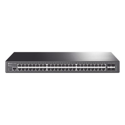 Switch Administrable Gigabit / 48 Puertos RJ45 / 4 Puertos SFP 1G / 104 Gbps / Sin Ventilador / PoE No Incluido