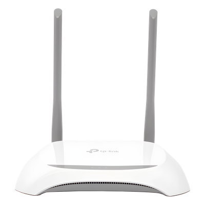 Router Inalámbrico / 300 Mbps / 2.4 GHz / 4 Puertos LAN 10/100 Mbps / 2 Antenas 5 dBi / WISP