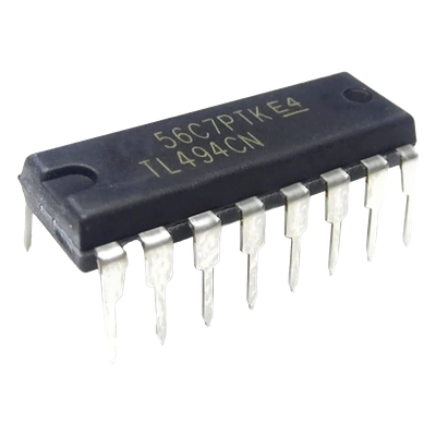 Controlador PWM / 300 kHz / 7-40 V / 2 Salidas / PDIP-16 / -40°C a +85°C