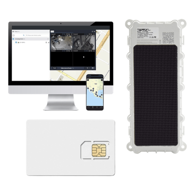Rastreador GPS de Activos / LTE Cat-M1/NB-IoT / IP67 / Batería 9600 mAh con Carga Solar / BLE 5.0 / Cifrado AES