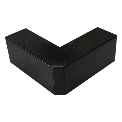 Esquinero Exterior / PVC Autoxtinguible / Negro / Para Canaleta TMK-1720-N-CC